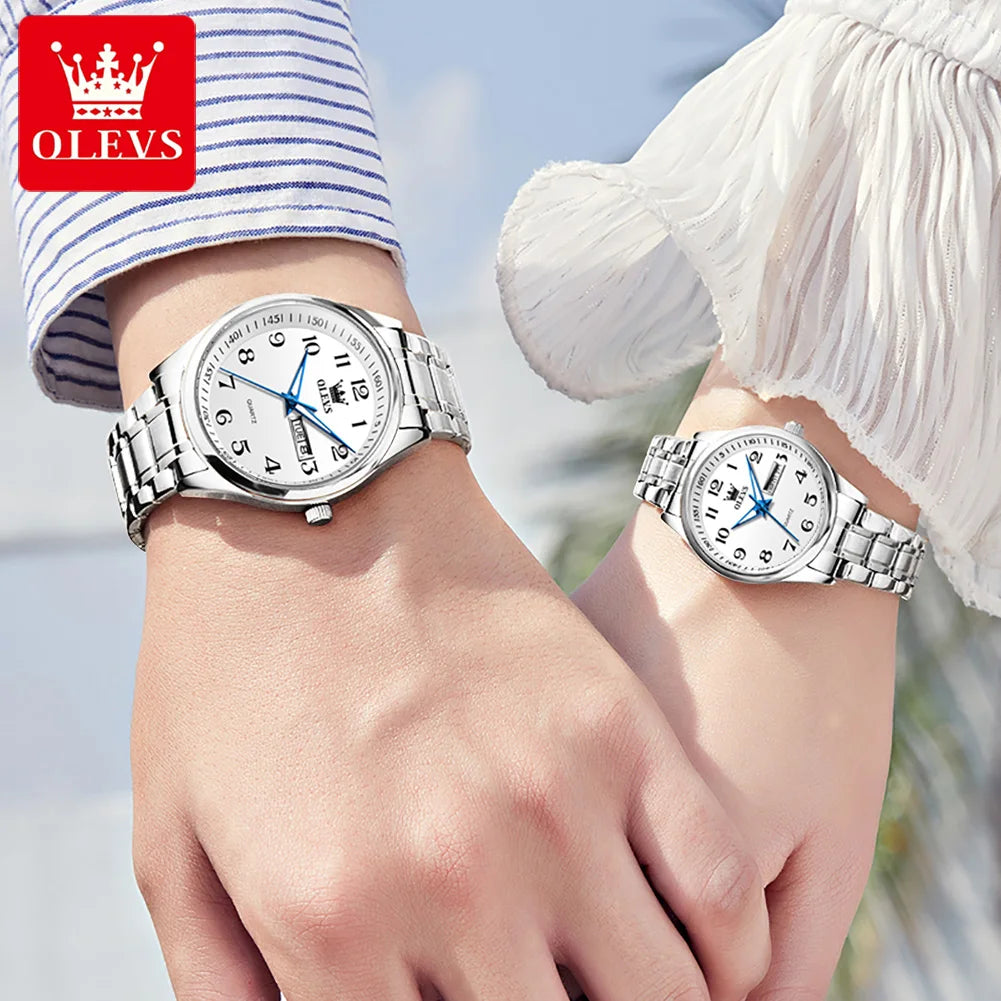 OLEVS 5567 Couple Watches
