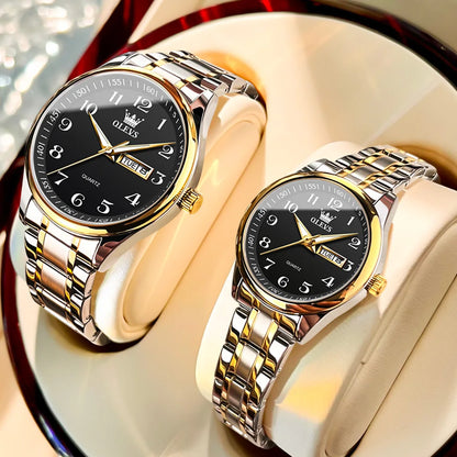 OLEVS 5567 Couple Watches