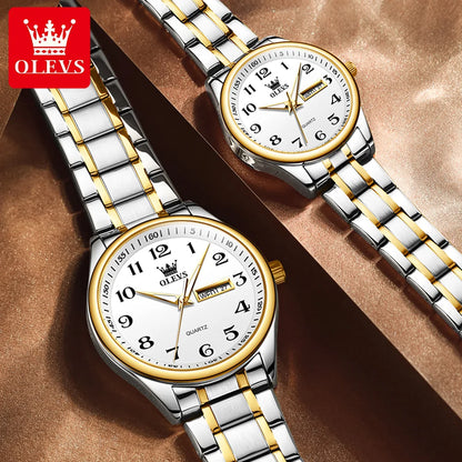 OLEVS 5567 Couple Watches